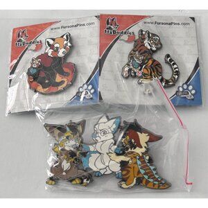 ItaBuddies Fursona Pins Collectible Enamel Pins Set Lot 3
